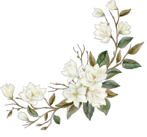 Decorative right footer element